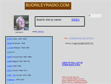 Tablet Screenshot of budrileyradio.com